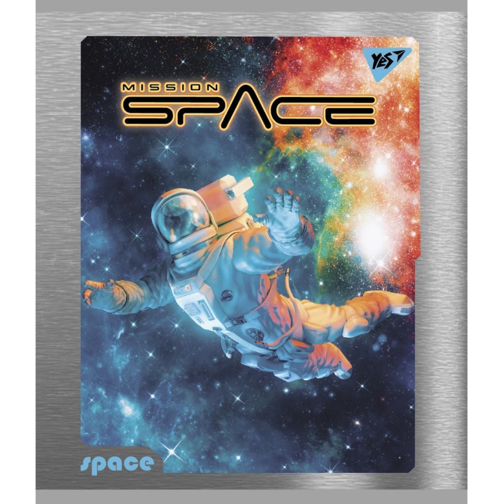 Зошит 96арк лінія A5 тверда обкладинка Space 766907 Yes