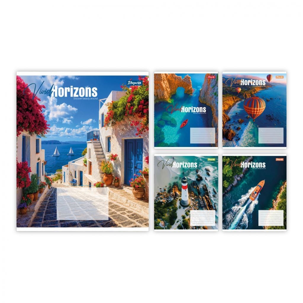 Зошит 60арк лінія A5 тверда обкладинка Vivid horizons 768995 1вересня