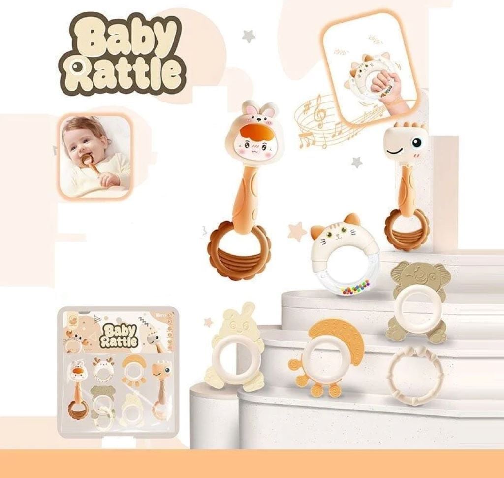 Брязкальце прорізувач 3шт у пакеті 2547 baby jem