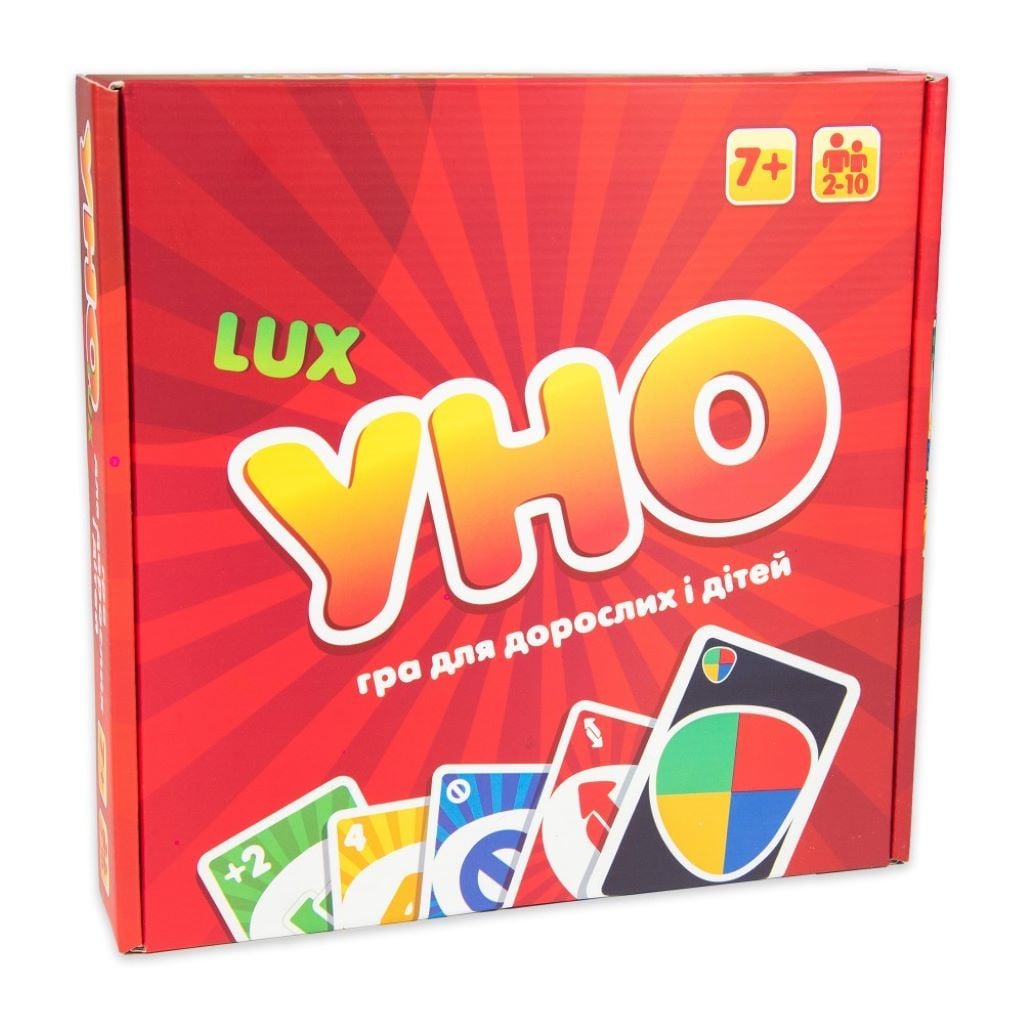 Гра настільна карткова Uno Люкс гра для всієї родини в коробці 25*26*5 см 40256 Strateg