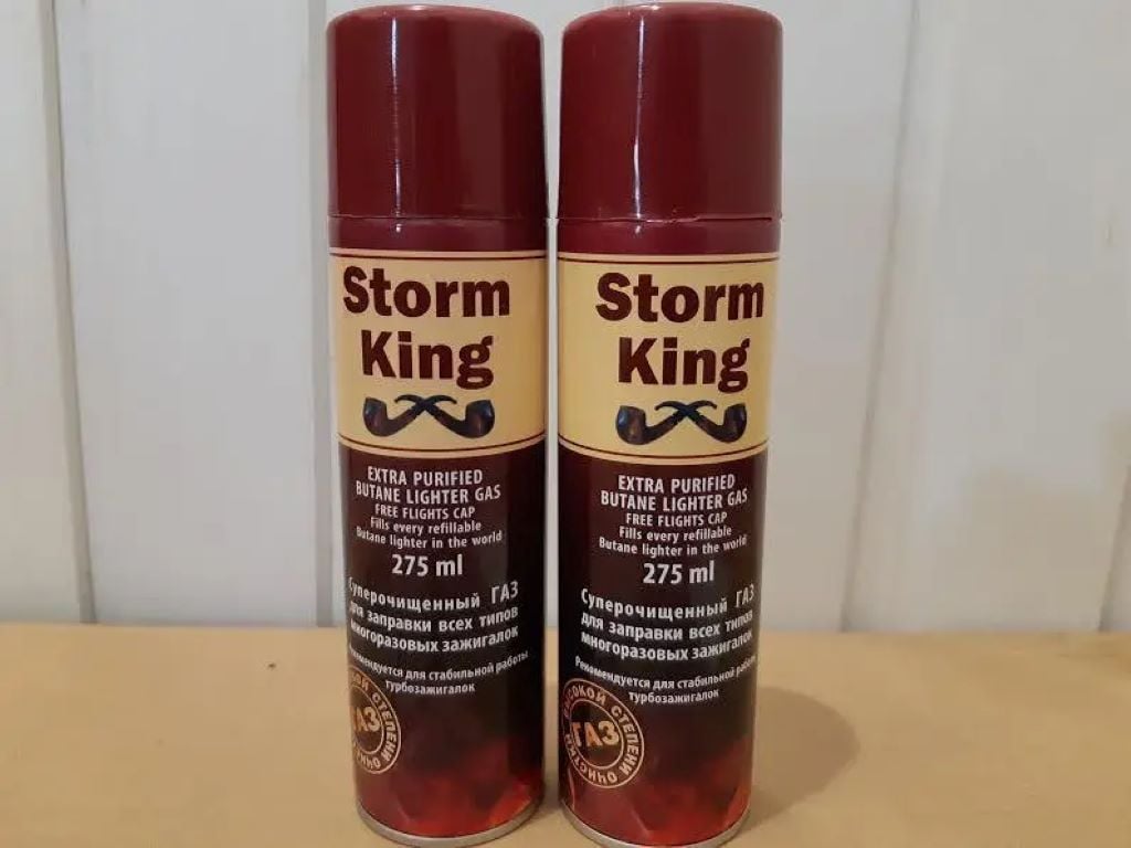 Газ для запальничок 270мл Un1950 Storm Kinq