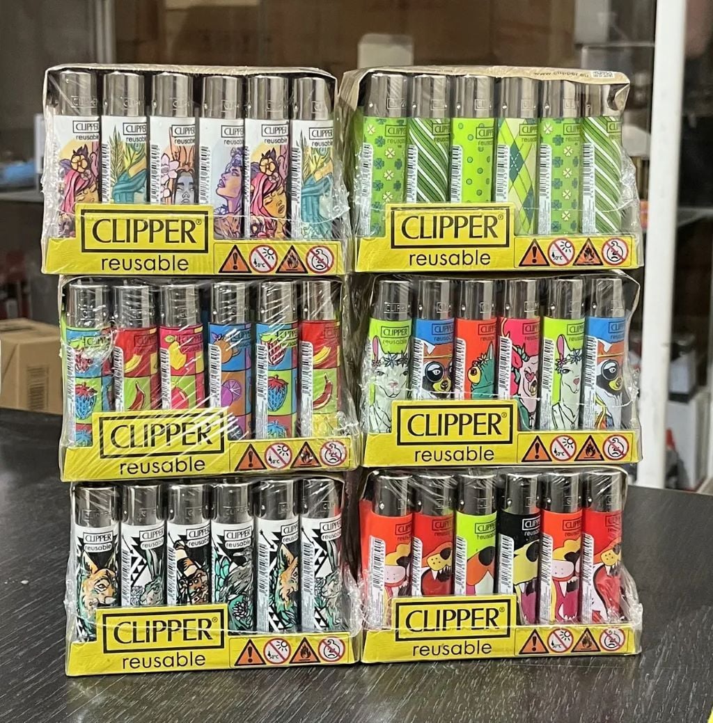 Запальничка Clipper пластик міск видів і кольорів 508905 Clipper