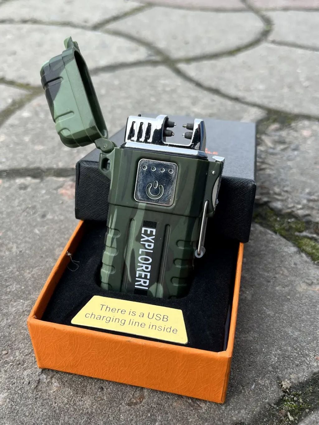 Запальничка Lighter електро дугова у коробці 6751 Lighter