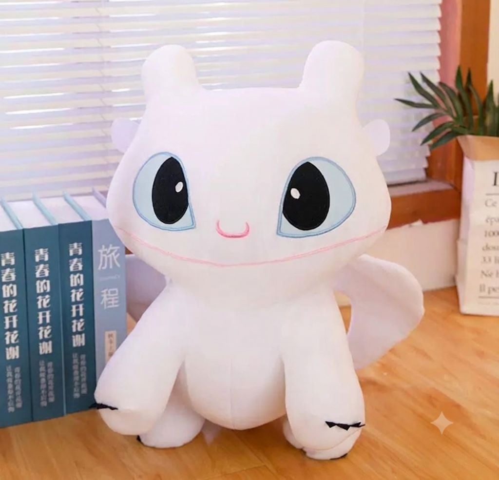 М'яка іграшка Дракон 30см білий Drakon1 Dreamtoys
