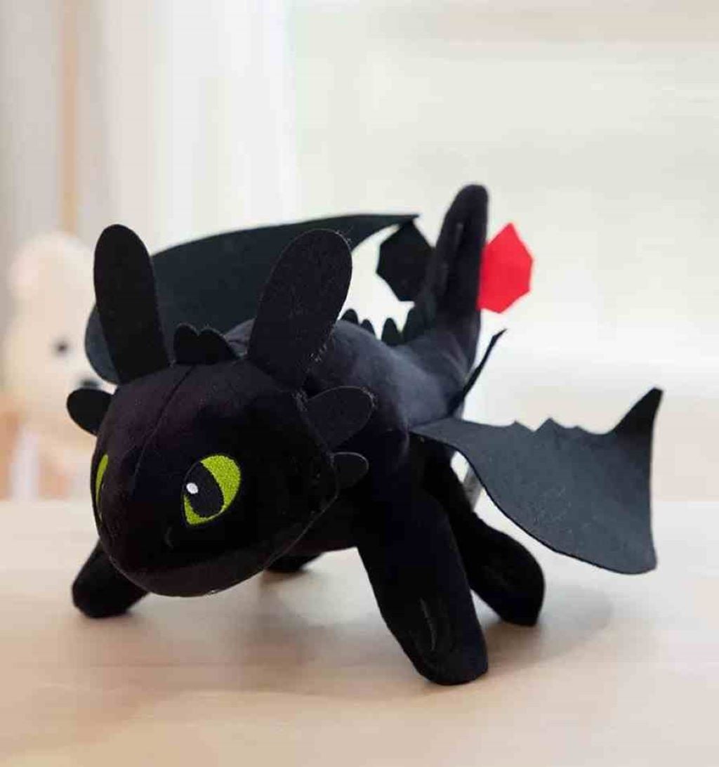М'яка іграшка Дракон 30см Чорний Drakon10 Dreamtoys