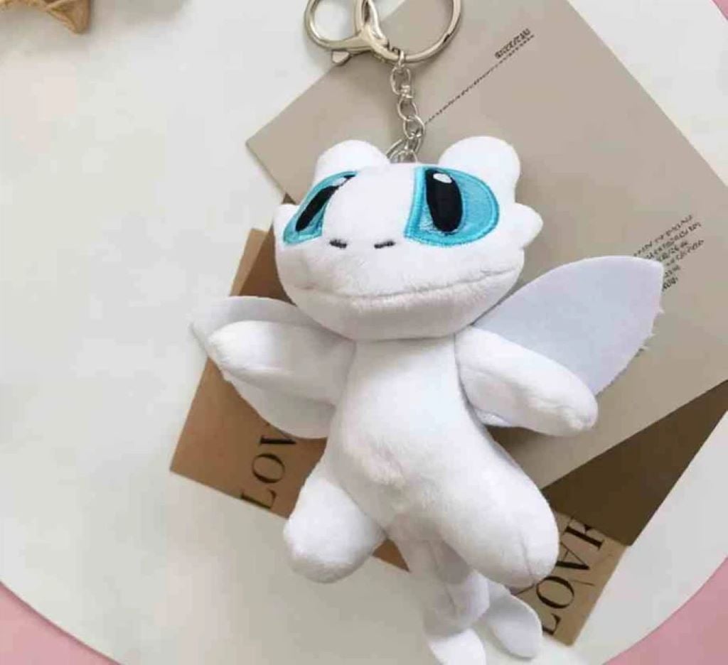 М'яка іграшка Дракон 20см білий Drakon12 Dreamtoys