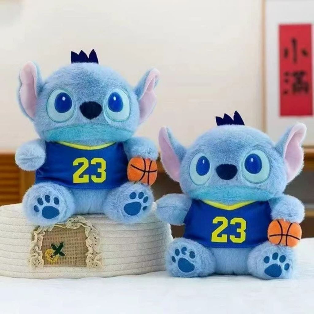 М'яка іграшка Стіч баскетболіст 23см блакитний ZIM-12 Dreamtoys