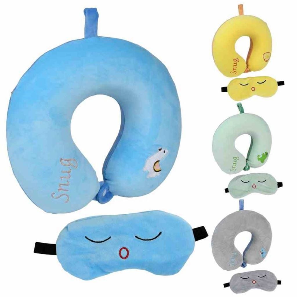 М'яка іграшка підголовник ортопедичний 30*25см жовта R35810 Dreamtoys