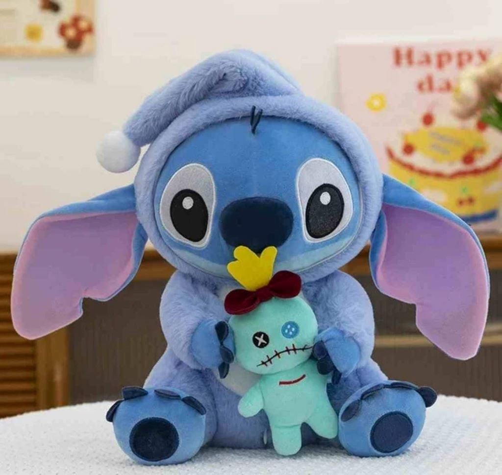 М'яка іграшка Стіч 60см з лялькою блакитний STZ-5 Dreamtoys
