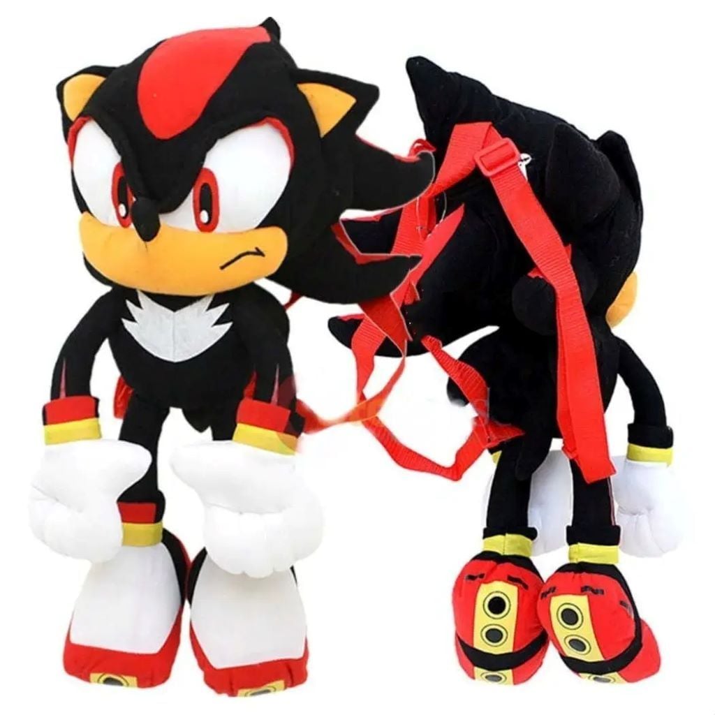 Рюкзак м'яка іграшка Сонік 50см чорний Zim-19чор Dreamtoys