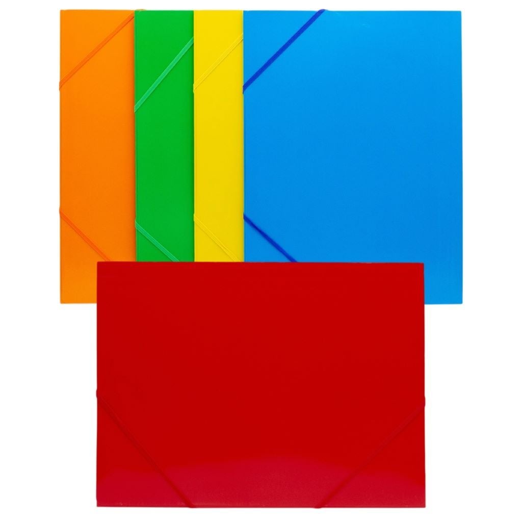 Папка А4 на гумці Simple картонна мікс кольорів 142829-A4 Josefotten