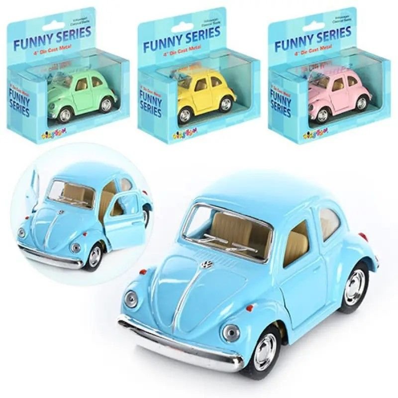 Машина металева FUNNY SERIES інерція двері відчиняються в коробці 13*7*8см KT4026WF kinsmart