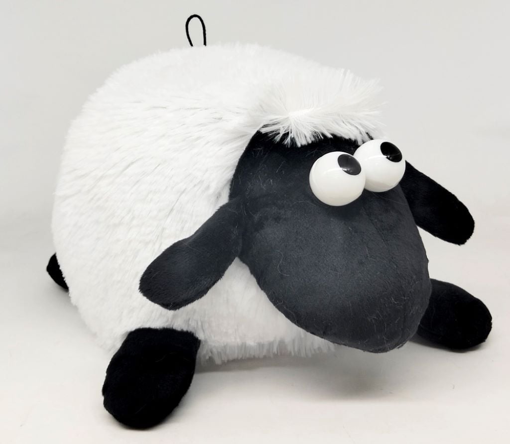 М'яка іграшка баранчик Іванчик 26*20см чорно білий 003 Dreamtoys