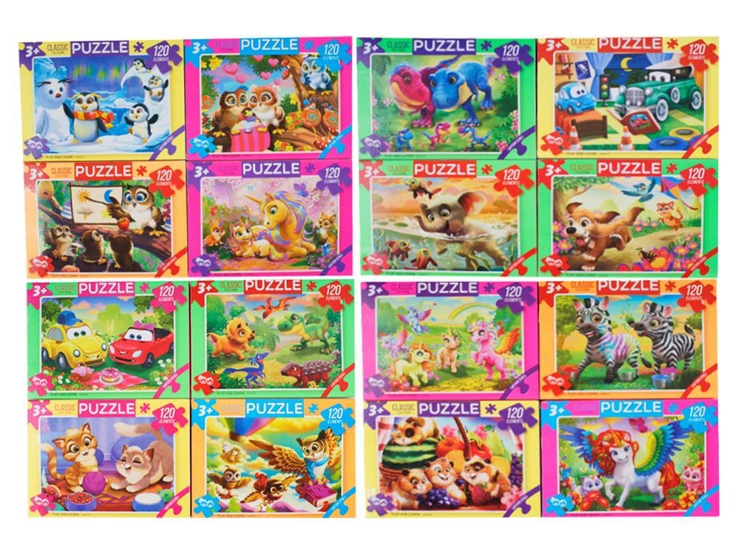 Пазли 120ел картон 230*165мм картинка в коробці 18*14*2см C120-31 Danko toys