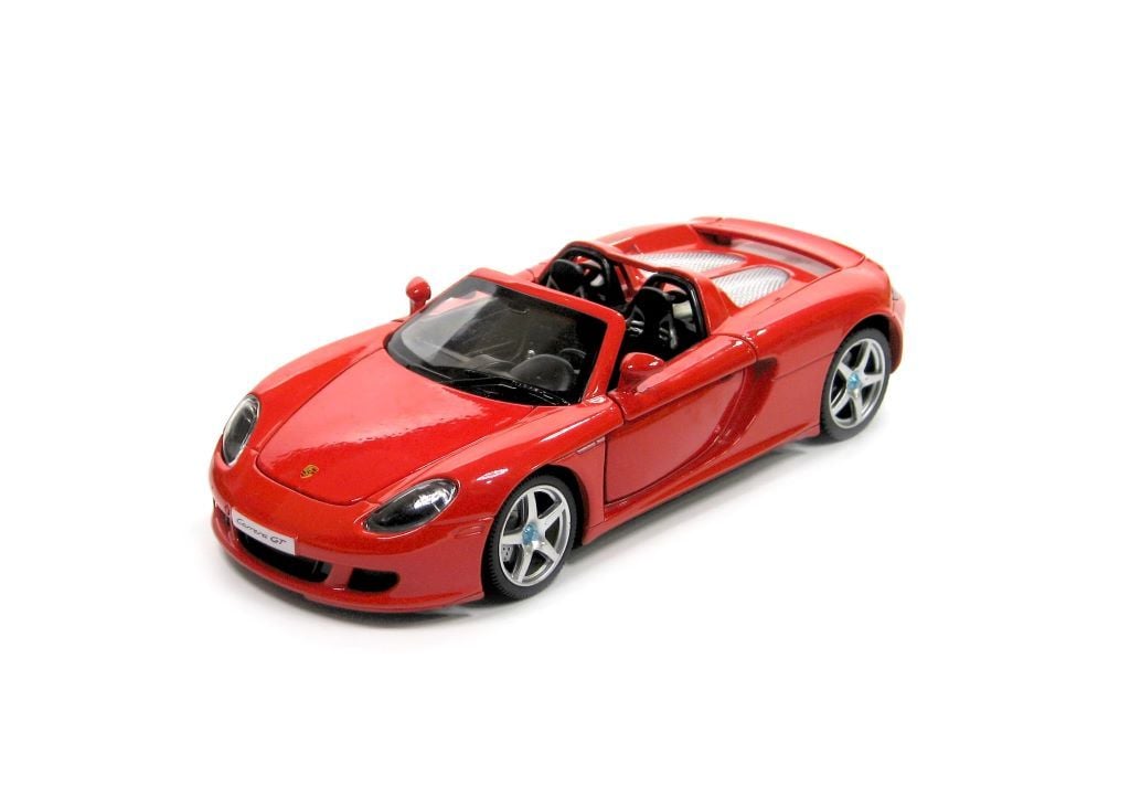 Машина металева 1:24 Porsche Carrera GT відкр двері капот світло звук  в коробці 24,5*12*10 68242A Автопром