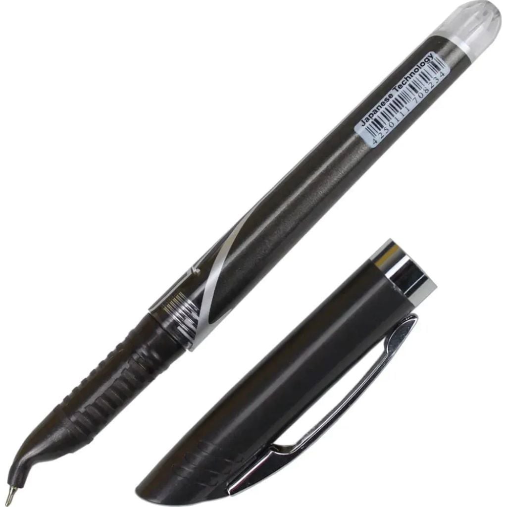 Ручка масляна для шульги 10 км Anqular Pen чорна 888 Flair