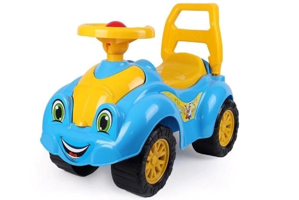 Толокар мишина з кермом Патріот блакитна 3510 Технок