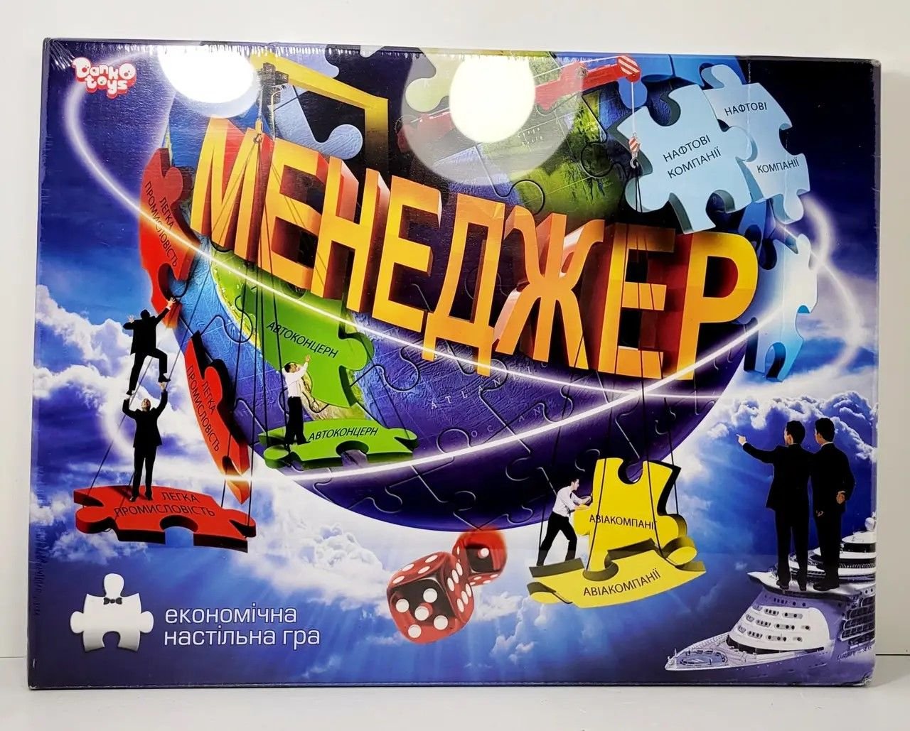 Настільна гра економічна Менеджер укр в коробці 29*39*4см DT G7-UA Danko toys