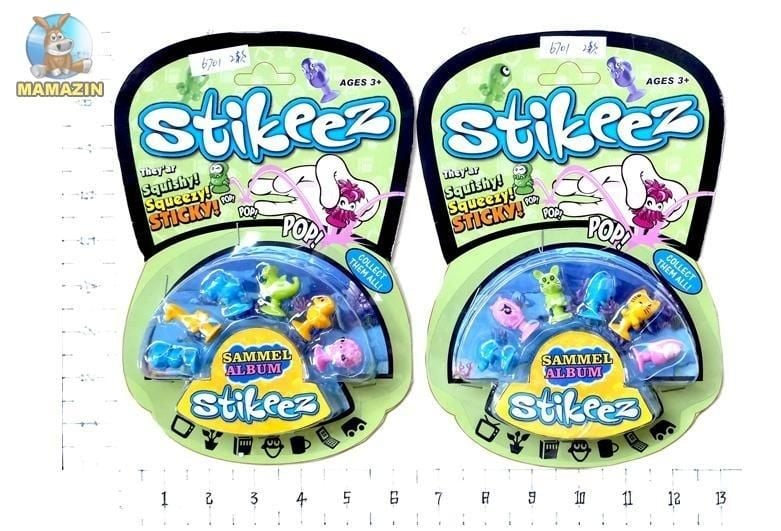 Герои Stikeez прилипает к поверхности в пакеті 14*9см 6701 К