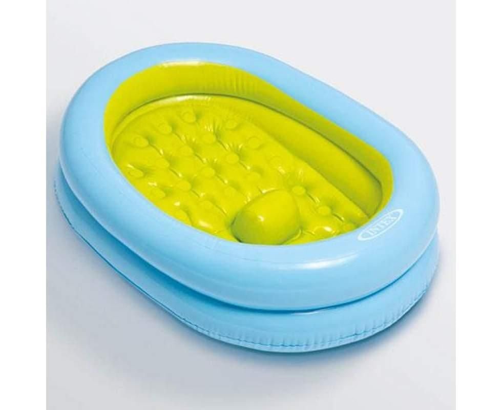 Надувная басейн Овальный 2кольца 86*64*23см в коробке 48421 intex