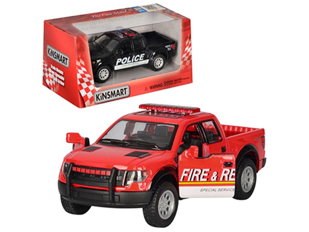 Машина металева Ford F-150 Raptor SuperCrew POLICE kinsmart KT5365WPR Китай