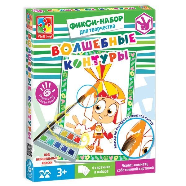 Фікси-набір Чарівні контури в коробці VT4402-21 Vladi Toys