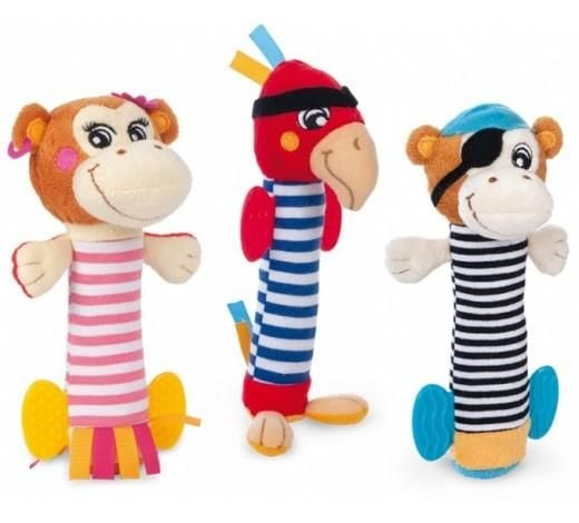 Брязкальце м'яке плюшеве Пірат з пискавкою на планшеті 68/034 canpol