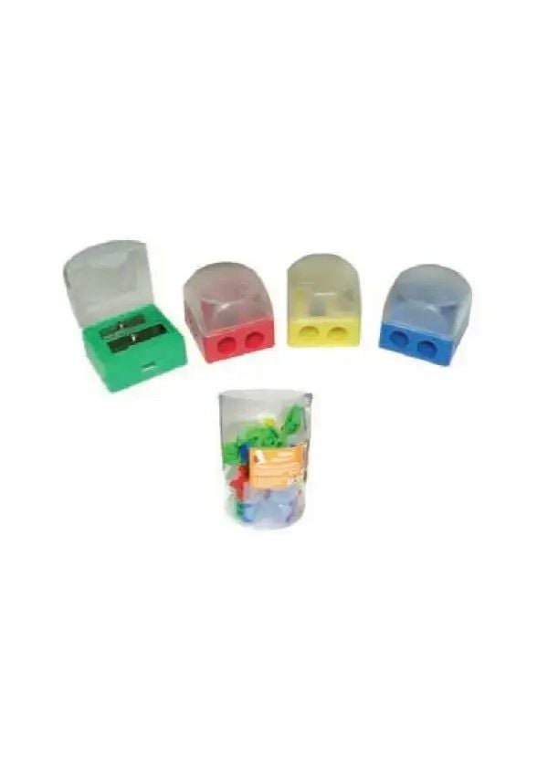 Точилка з контейнером на 2 леза пластик ТЧ60 Умка