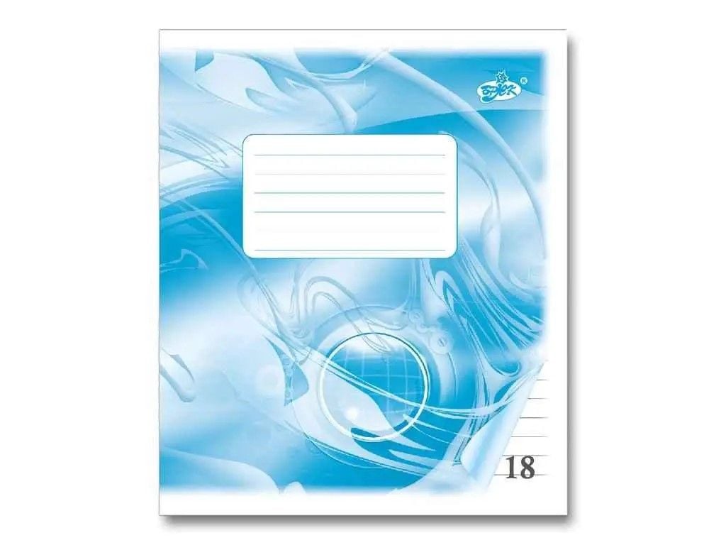 Зошит 18арк лінія А5 фонова 08557/ТВ-51 Бріск