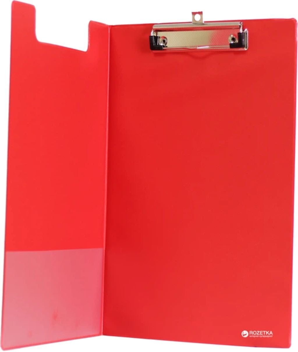 Папка планшет А4 з кліпом PVC червона 4-258-01 Office