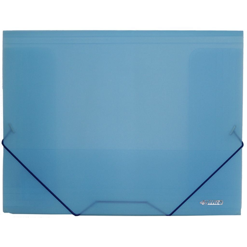 Папка А4 конверт на гумці 500 мкм синя 4-259-06 Office