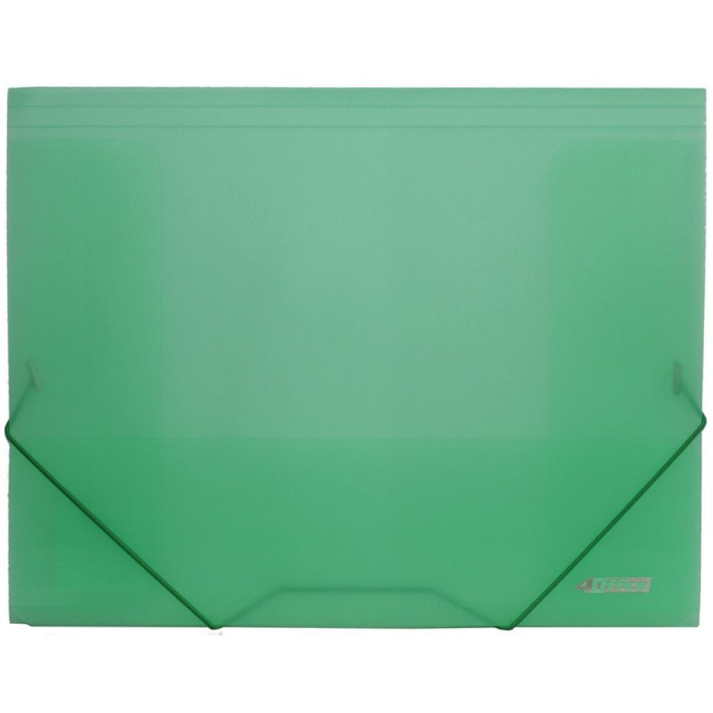 Папка А4 конверт на гумці 500 мкм зелена 4-259-04 Office
