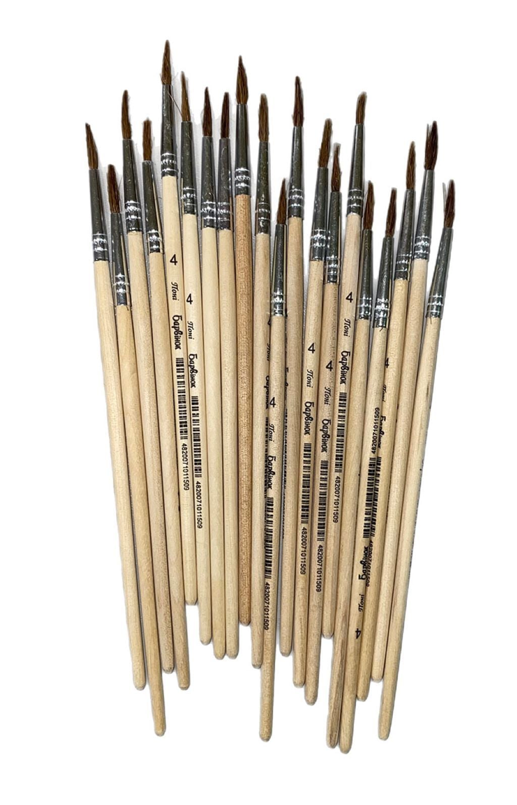 Пензлик №4 Поні дерево 6-404 Барвінок