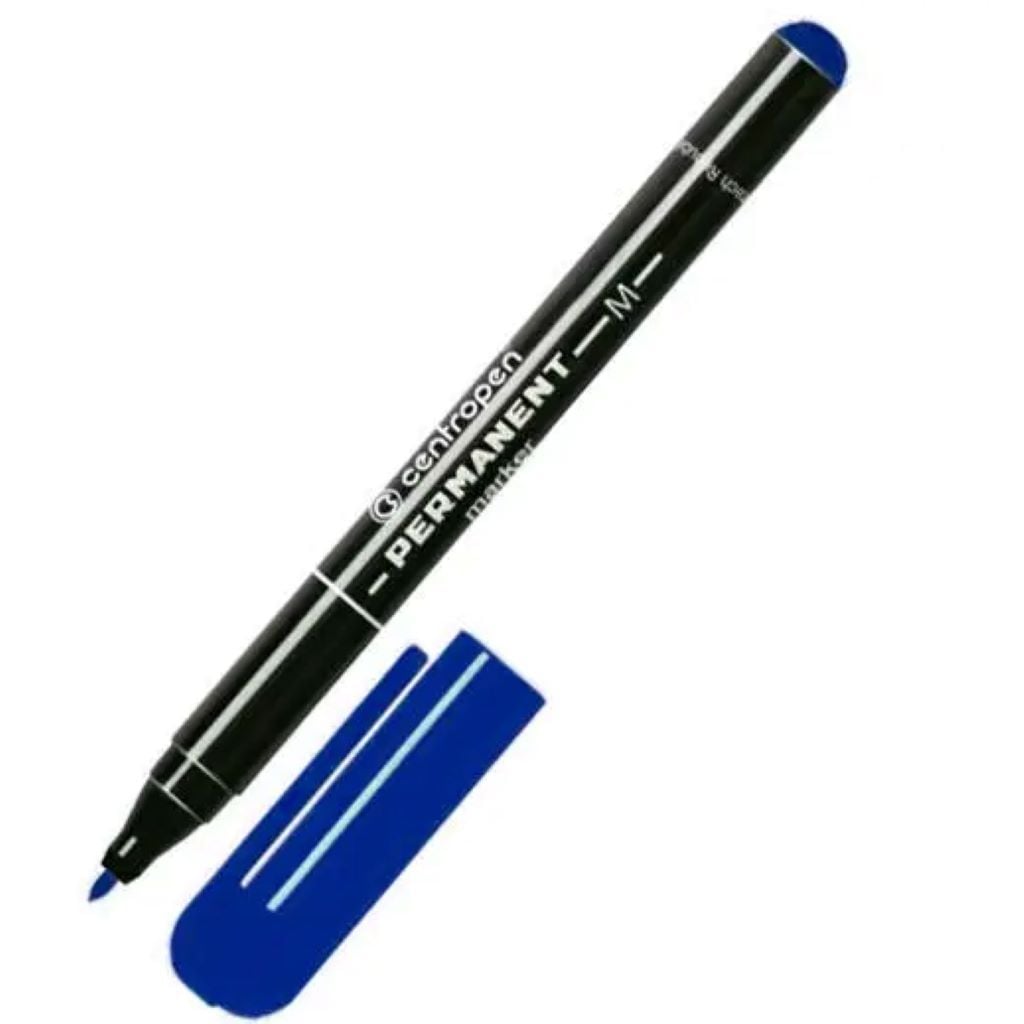 Маркер перманентний 1мм синій 2846 Centropen
