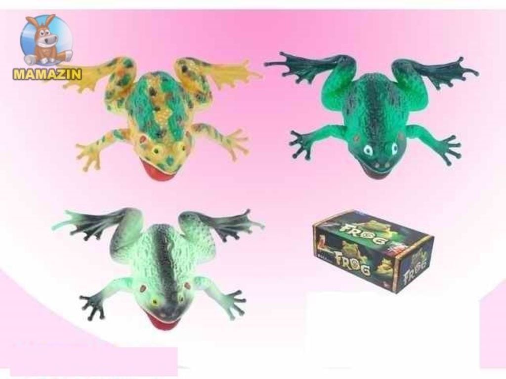 Жаба гумова 7см D802-3 К