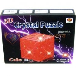 3Dпазл кристал Куб 30дет коробка 20*15*4см 29011YT220911 Китай