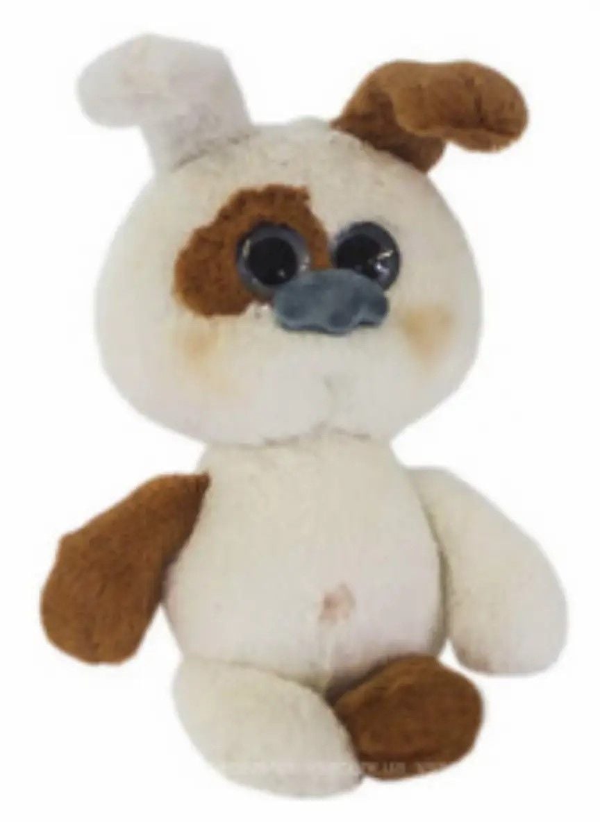 Песик Смоллі скляні очі 25см K433С левеня