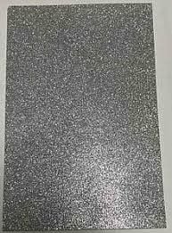 Фоаміран глітерний 2мм графіт по шт А4 20*30см 8958/7949 Китай