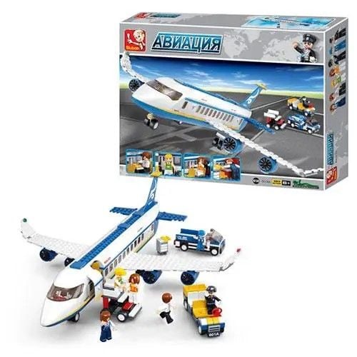 Конструктор Авіація 463ел Літак в коробці 40*35*8см M38-B0366 sluban