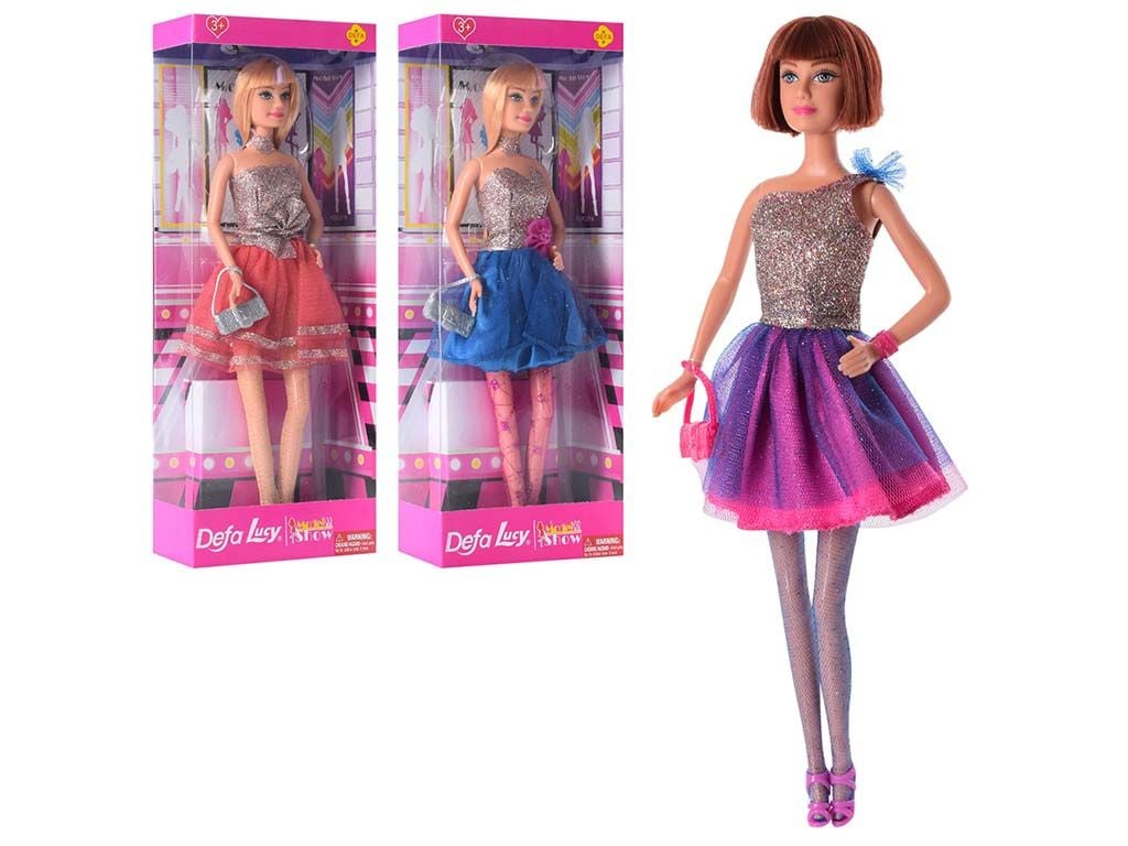 Лялька типу Барбі 30см в сукні сумочка коробка 13*32,5*5,5см 8259 defa lucy