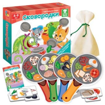Настільна гра Сковорідки в коробці 24*19*4см VT2309-01 Vladi Toys