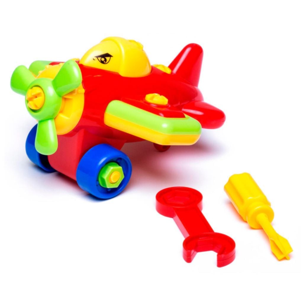 Конструктор з викруткою Літак у коробці18*12,5*12,5см 57015 Китай