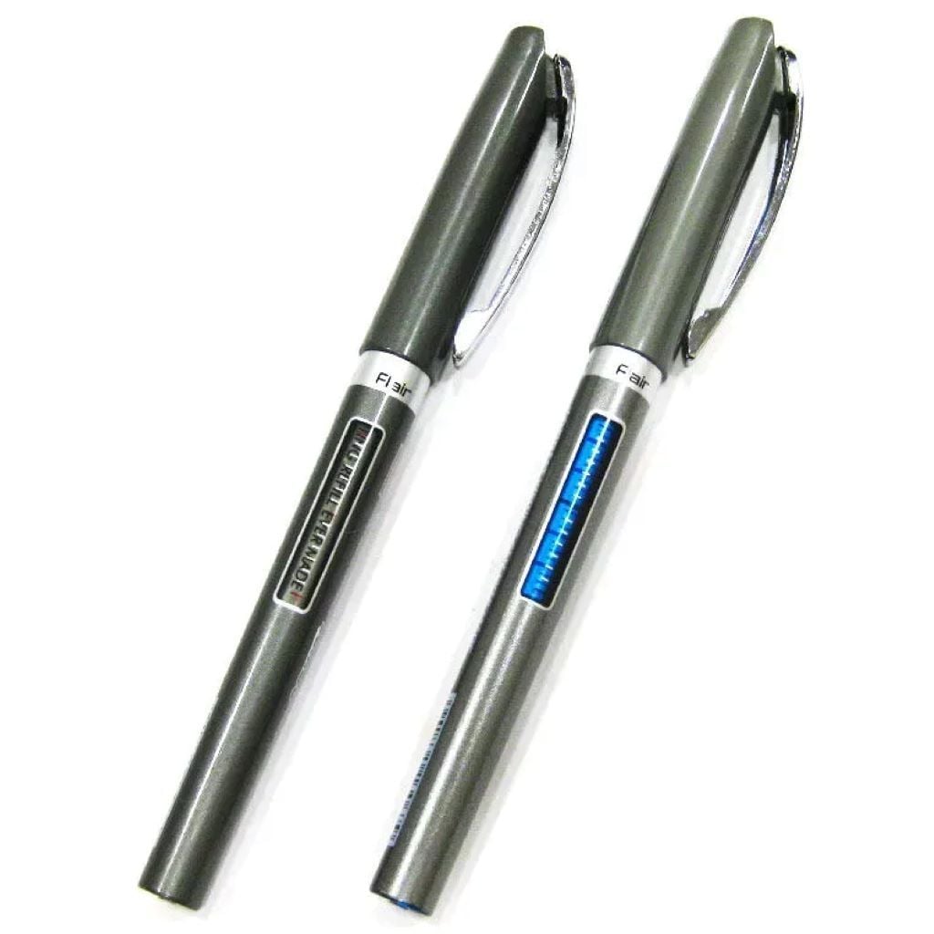 Ручка кулькова 12,5км синя чорна Writometer  JUMBO 0679 Flair