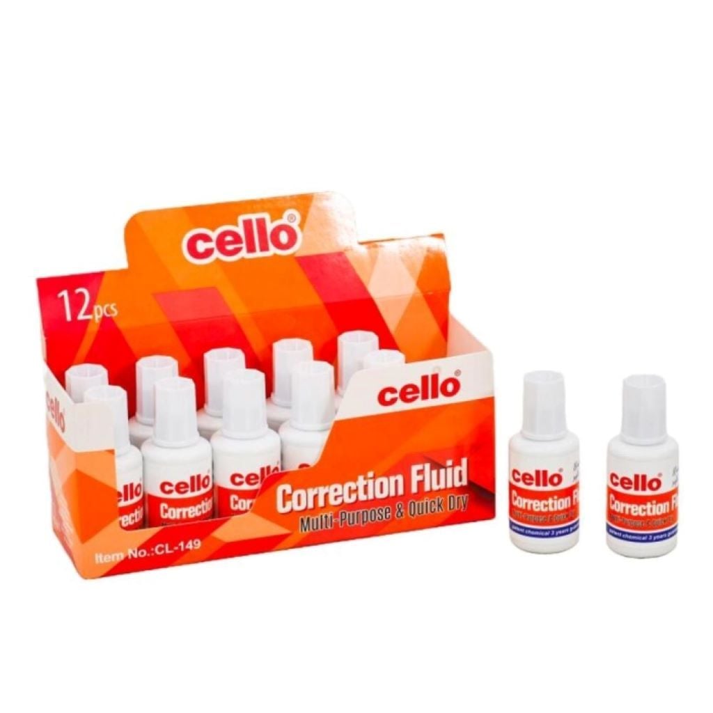 Коректор з пензликом 20мл в баночці CL-149 Cello