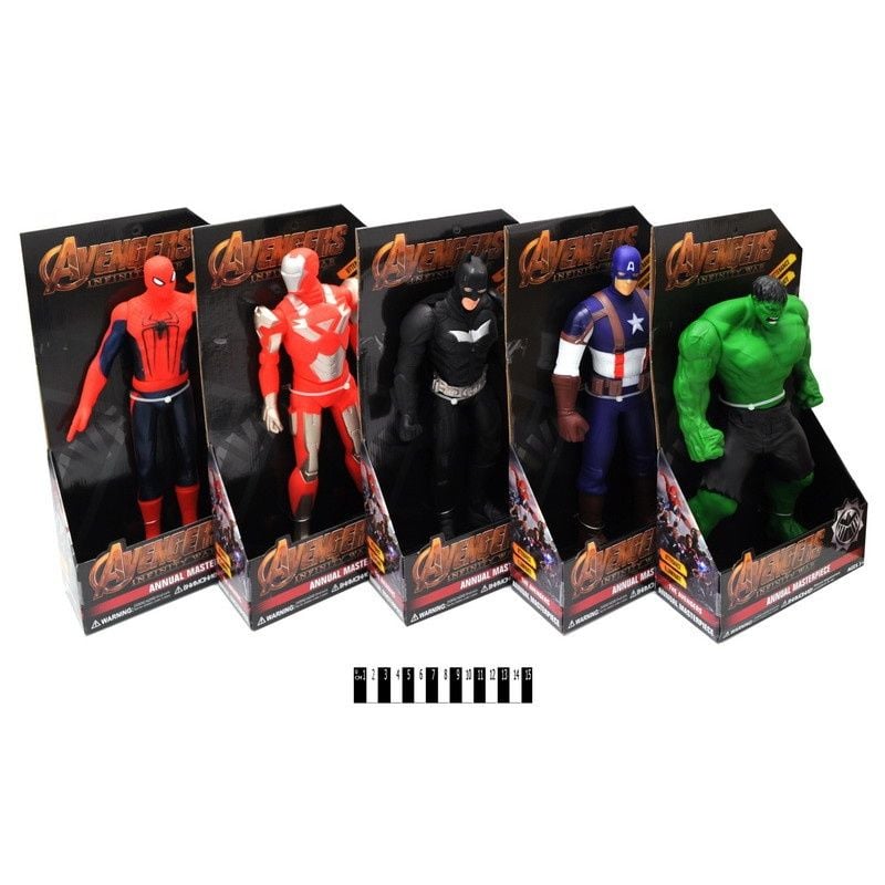 Супергерої Avengers подвіжні руки ноги муз світло коробка 9806 Китай