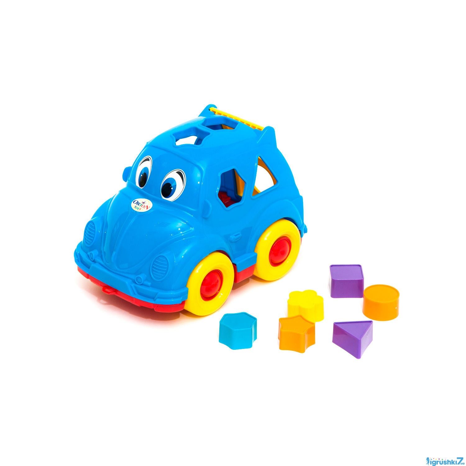 Машинка пластик сортер Жук в сітці 201 оріон