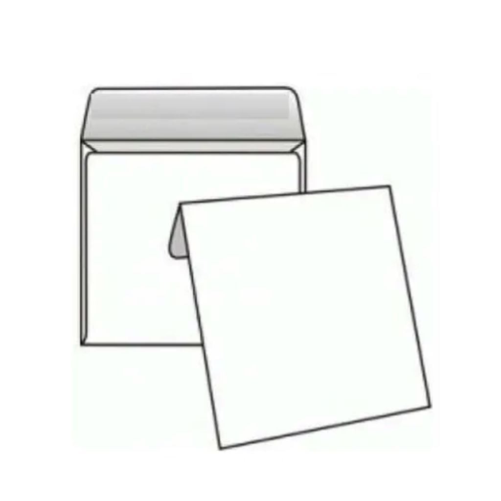 Конверт для CD дисків 80гр білий 6108 Україна