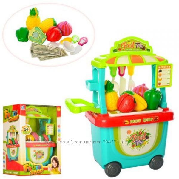 Магазин прилавок-візок продукти 24д в коробці 25*39*17см CF8622 Китай