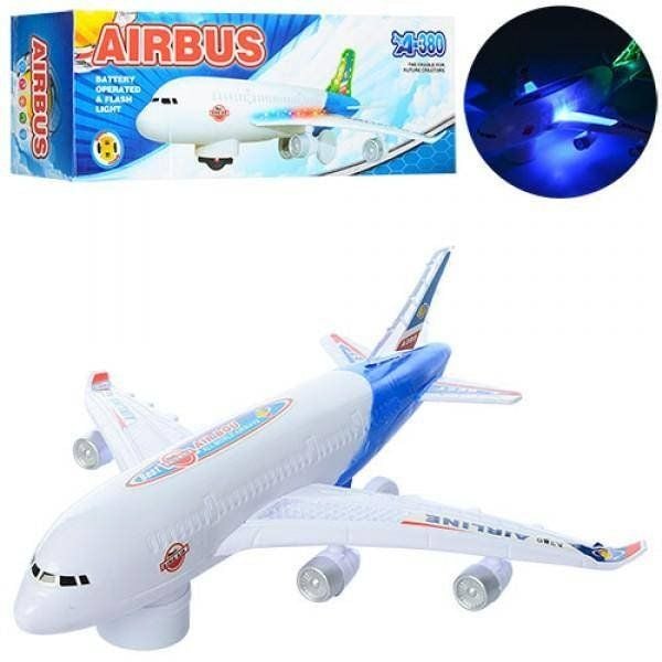 Літак 30см на бат муз світло рухається у коробці 30*11*7cм 6269 s+s toys