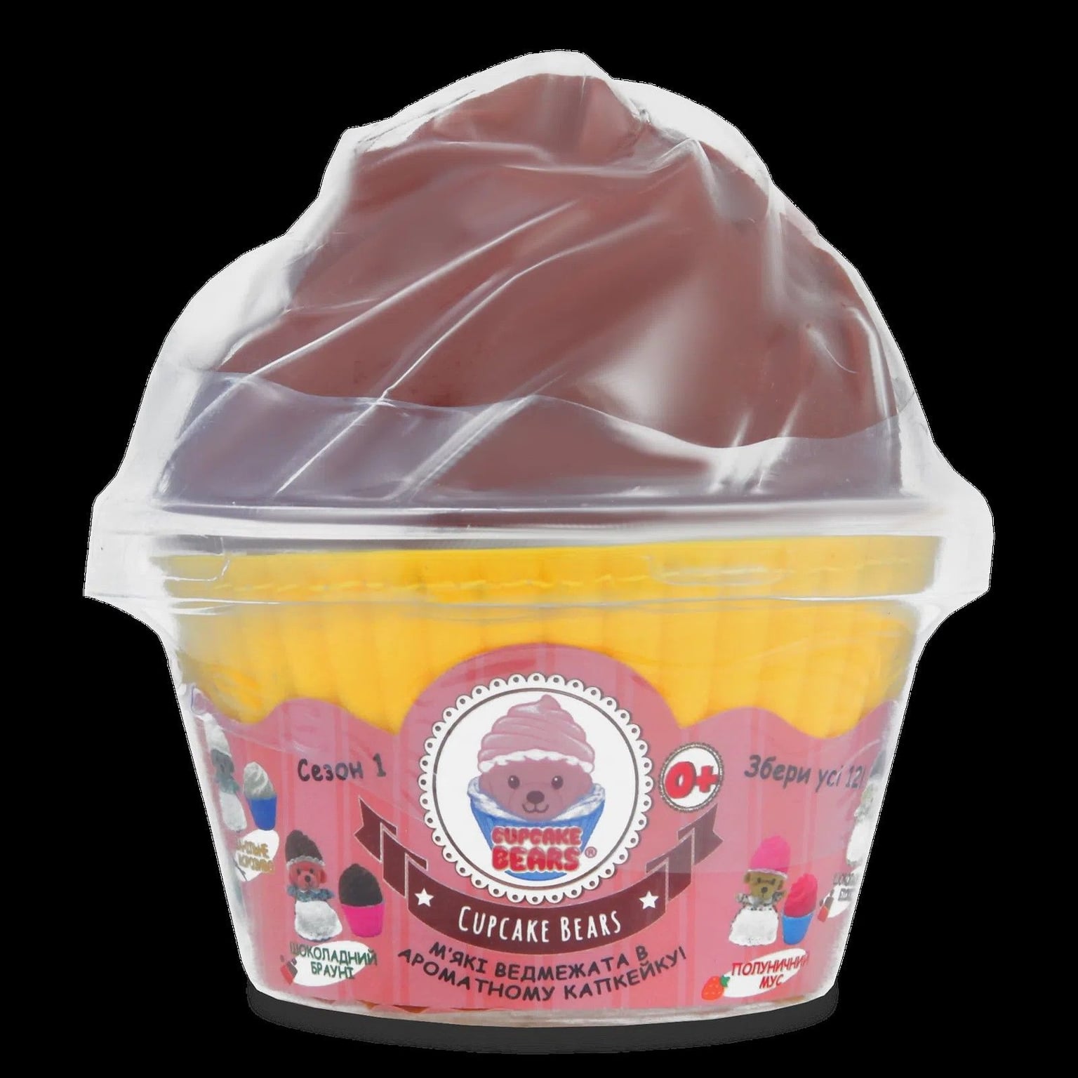 Кукла Мишка"Cupcake" Кекс трансформер запах в упаковці 27,5*18,1*10см G1002 Китай